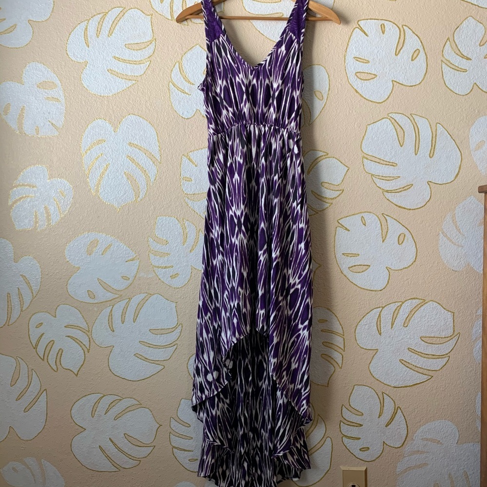 Express | Sleeveless High Low Cut Out Dress - Picture 2 of 9
